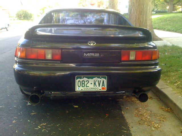 JDM center panel, Berk 3 inch Exhaust