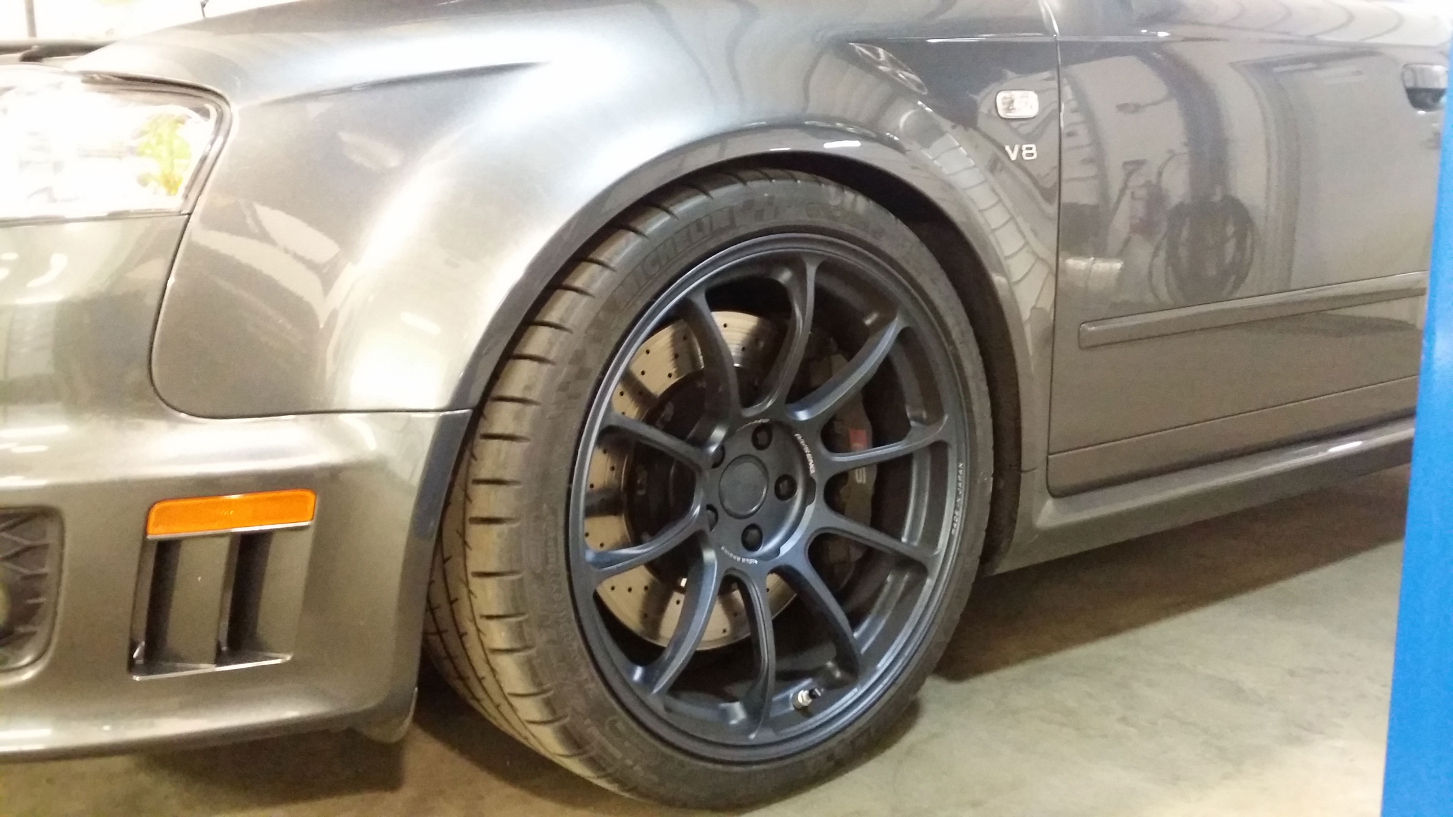 For Sale: 19x9.5+25 Volk ZE40 with 275/30r19 PS2s